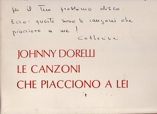Johnny dorelli disco - lp, 33