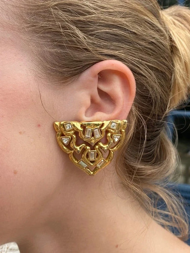 Orecchini vintage ysl yves - ysl,