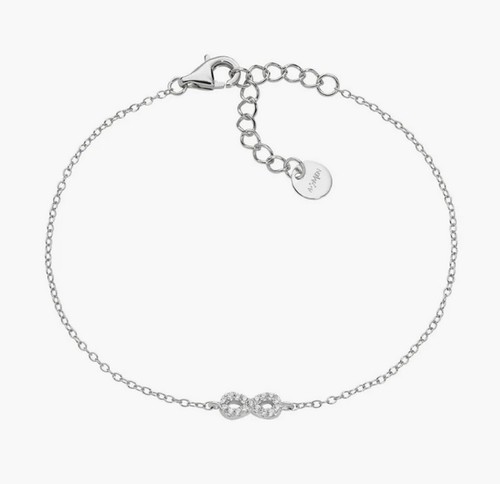 Bracciale infinito pavè - bracciale,