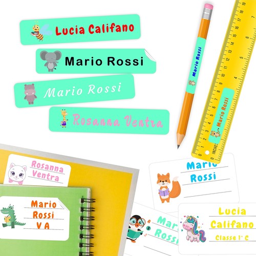 230 etichette personalizzate - etichette,