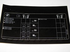 Adesivo Etichetta Tabella