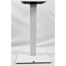 Base Basamento In Acciaio Tavolo Da Bar Da Pranzo Ristorante Colore Bianco