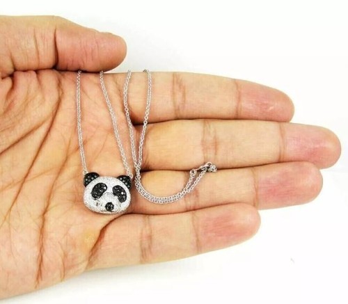 Ciondolo orso panda - , diamante