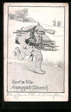 Cartolina soldato tedesco con