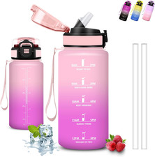 Borraccia Bambini, Borraccia 500 Ml, Borracce Con Cannuccia, Senza Perdite, Wate