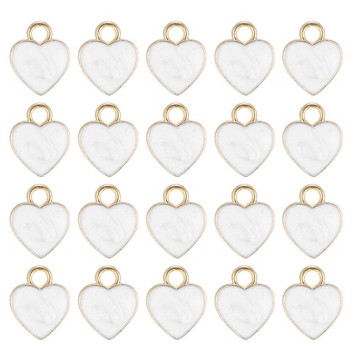 Pezzi ciondolo cuore - 20,