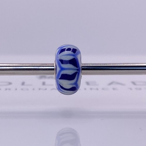 Trollbeads perlina vetro - vetro, acqua