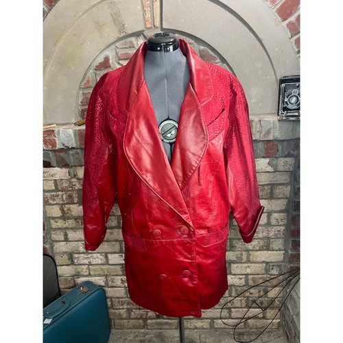 Giacca pelle oversize - pelle, di