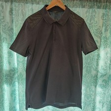 Belstaff Polo Uomo XL Nero Cotone Belstaff Logo sulla Manica Designer