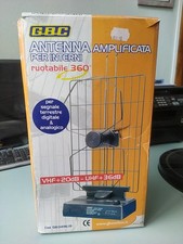 Antenna  Tv GBC Amplificata da Interno  VHF+20db-UHF+36db