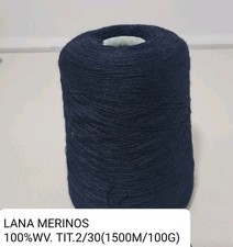 Filato yarn stock lot rocche LANA MERINOS. 100% MERINO. 540 g.