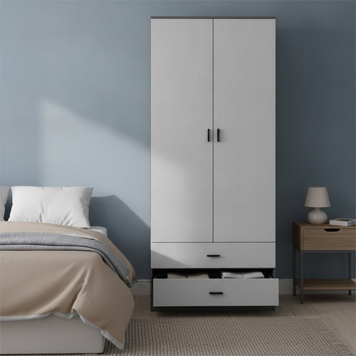 Armadio alto legno nero - legno, 2