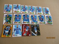 ADRENALYN CARD  PANINI lotto 16 figurine ( tutte diverse) calciatori NAPOLI
