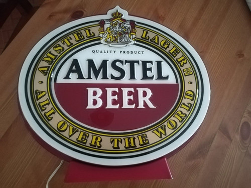 Rara insegna luminosa amstel - rara,