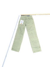 Pantalone donna verde JECKERSON taglia 26 nuovo con etichetta con design classico 5 tasche