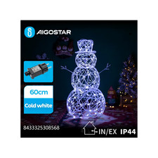 Pupazzo di neve luminoso a