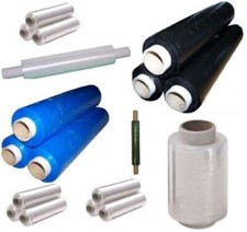 PELLICOLA ADESIVA per pallet termoretraibile nero trasparente resistente