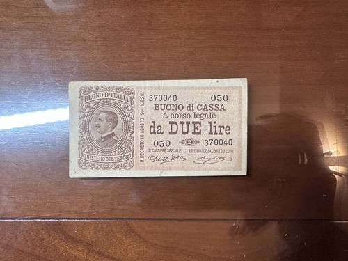 Regno buono cassa lire - di,