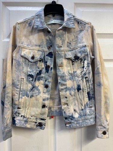 Giacca denim off white virgil - denim, off-white