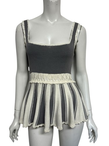 Maglia all uncinetto grigia - maglia,