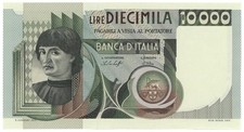 10000 LIRE RITRATTO D'UOMO A