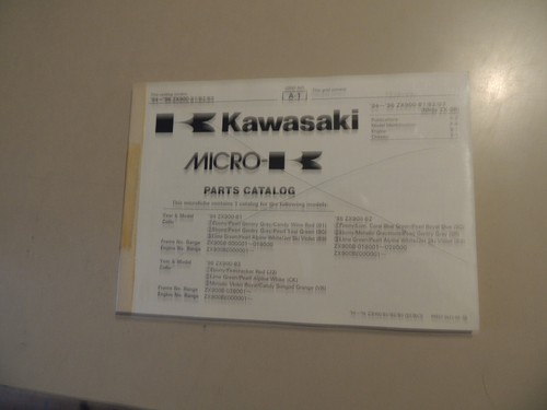 Parts catalog kawasaki - parts,