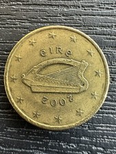 RARA MONETA 50 CENTESIMI DI EURO EIRE 2002