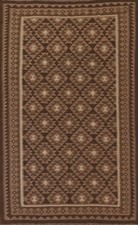 Brown Geometric Kilim Rugs