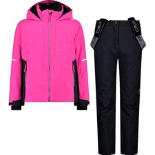 CMP Completo da Neve Bambina Giacca+Pantalone Girl Set, in Twill - B818 (Festiva
