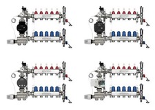 Kit regolazione valore fisso per riscaldamento a pavimento con distributore circuito di riscaldamento pompa gruppo pompa