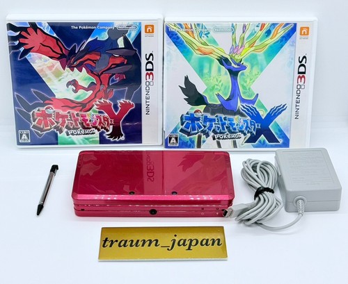 Nintendo 3ds pokemon set - x,