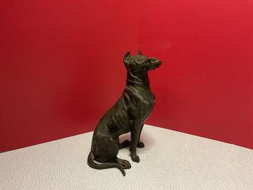 Statuina bronzo cane - bronzo, di