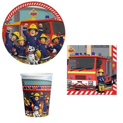 Coordinato festa fireman sam - fireman,