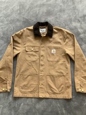 Carhartt WIP Michigan Chore Cappotto Giacca Uomo Taglia Media Tabacco