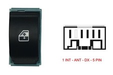 Lancia Musa Dal 2004 Al 2012 Interruttore Pulsante Alzavetro Ant. Destro DX 5PIN
