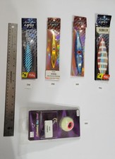 Lotto 5 maschere da pesca Premium Jigging Master passo lento # 4