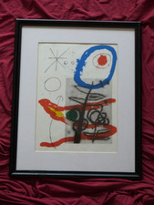 Joan Miro litografia "Toro" del 1965