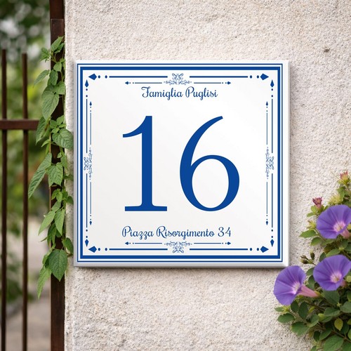 Numero civico personalizzato - numero,