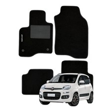 Set Tappeti in Moquette Adatti per FIAT Panda Hybrid (Ibrida) - con 2 Attacchi