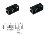 2 pz Connettore IDC maschio 10