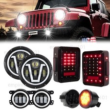 Led headlights halo fog - led,