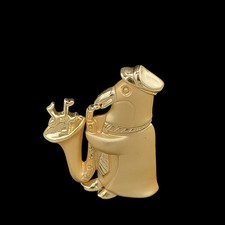 Spilla pinguino che indossa un