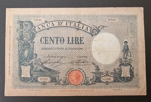 Cento 100 lire barbetti - barbetti, grande