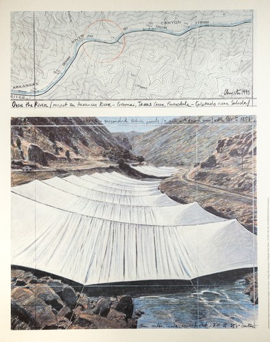 Christo over the river - -,