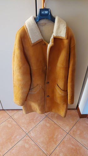 Cappotto pelle scamosciata