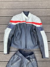 Tuta moto pelle divisibile