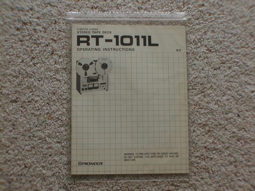 Manuale pioneer 1011l - manuale, rt-1011l