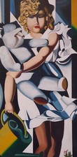 Dipinto ad olio Tamara de Lempicka 