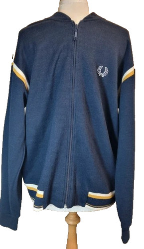 Cardigan vintage fred perry - cardigan,