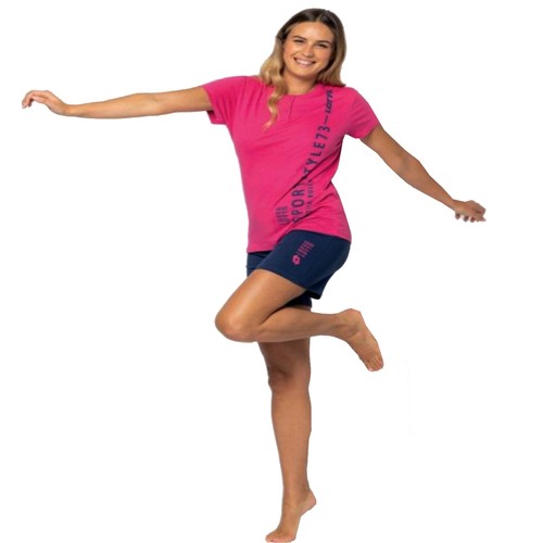 Pigiama corto fucsia - , tg.s